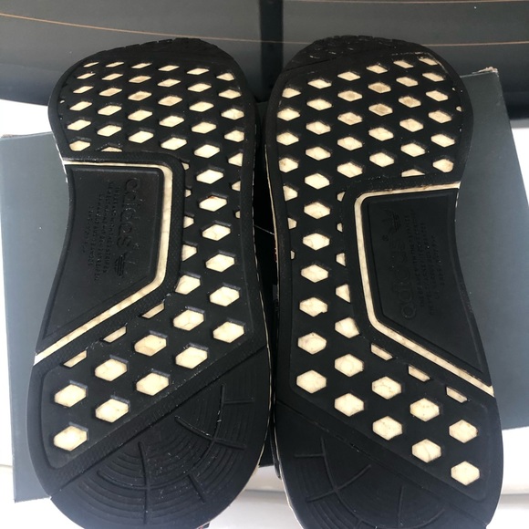 Adidas NMD R1 Tri Color Stripes Black - Picture 5 of 6